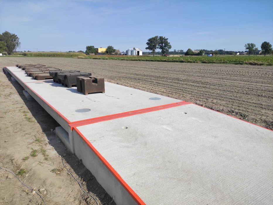 Rolnicza waga samochodowa 18m 60t wszechstronnego zastosowania