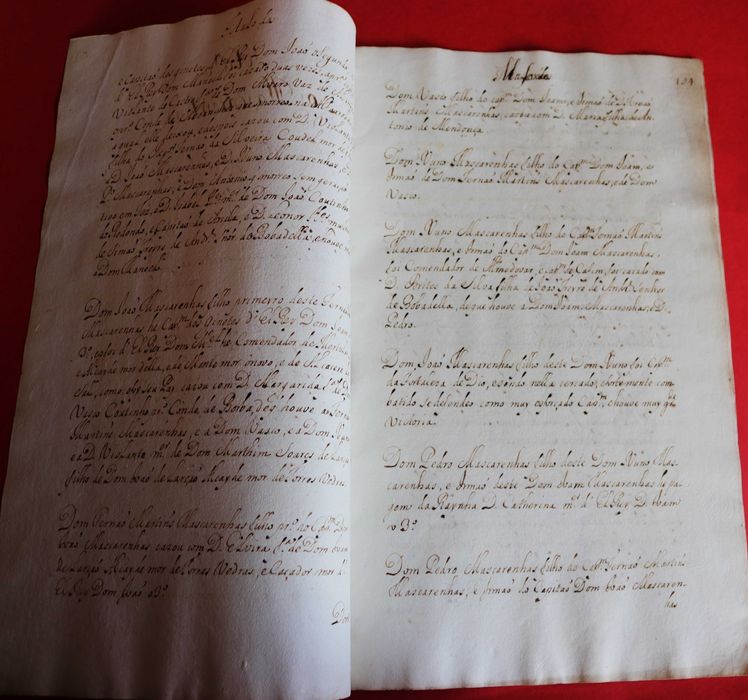 Título dos Mascarenhas S.XV linhagens estudadas por Sisto Tavares