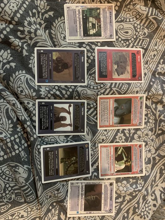 Coleção / lote 14 cartas star wars lucasfilm ltd 1995 Decipher