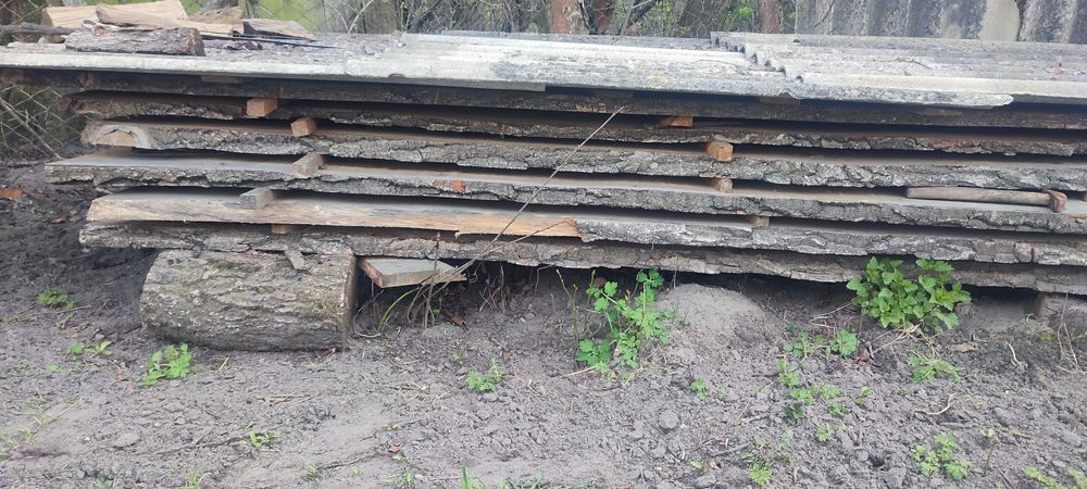 Дошка дубова, ясеня суха, необрізна