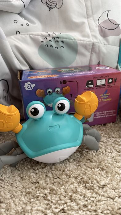 Іграшки музичні Краб сортер