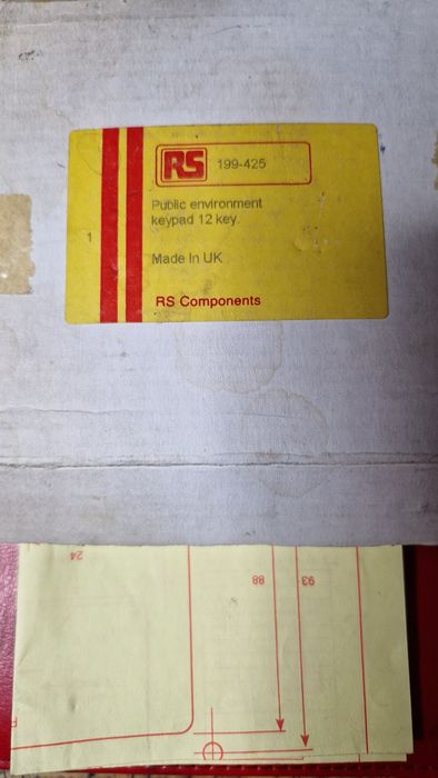 Klawiatura, szyfrator wandaloodporny IP67