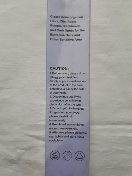 Крем для лікування акне на спині та сідницях - 3,4 унціі Tobcharm