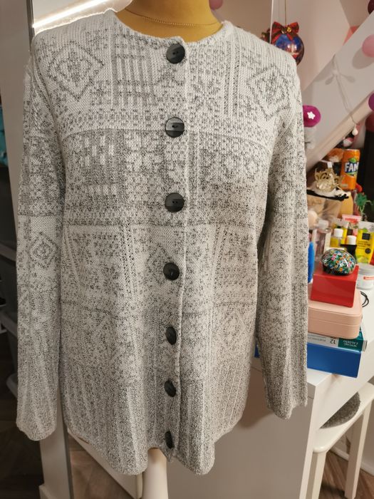 Sweterek rozpinany damski XL
