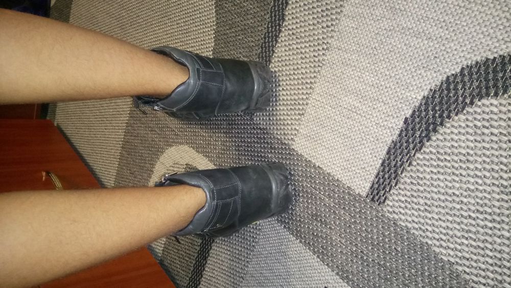 Зимняя обувь кожа