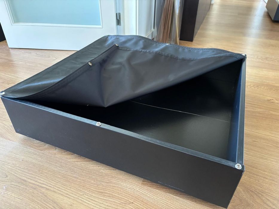 Caixa de arrumaçao com rodas