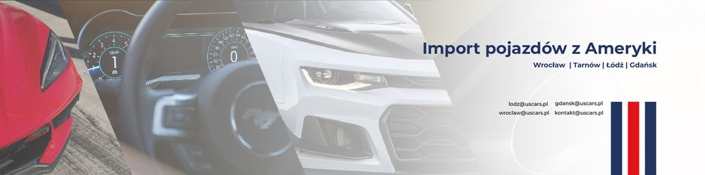USCARS Wrocław - import z USA top banner