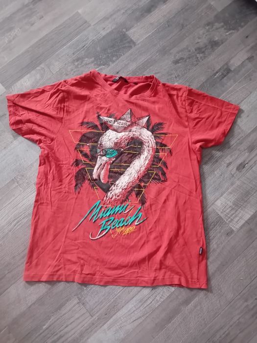 Męski tshirt z nadrukiem L