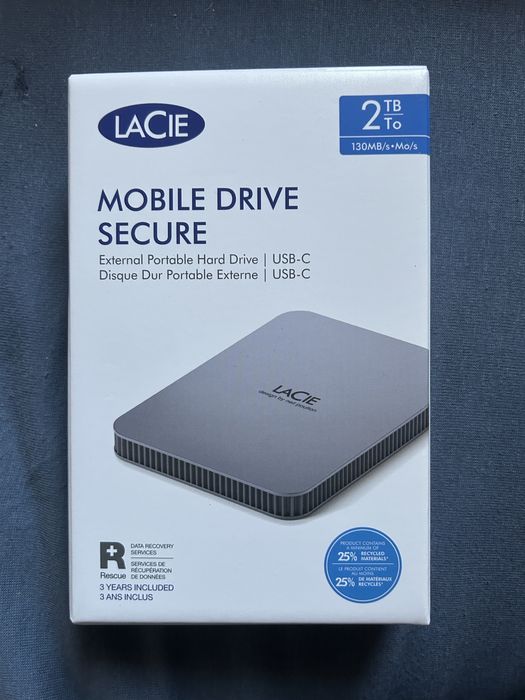 Dysk Lacie Mobile Drive Secure 2TB