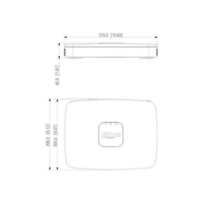 HURTOWNIA - Rejestrator IP Dahua - NVR2108-8P-4KS3 - 8xPoE 4K KAMERY