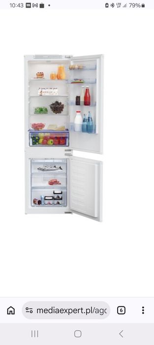 Lodówka BEKO BCHA275E3S - akcesoria