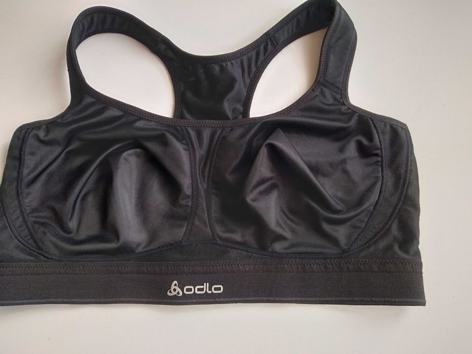 Odlo , biustonosz sportowy miękki  , 85 D , czarny , j.nowy