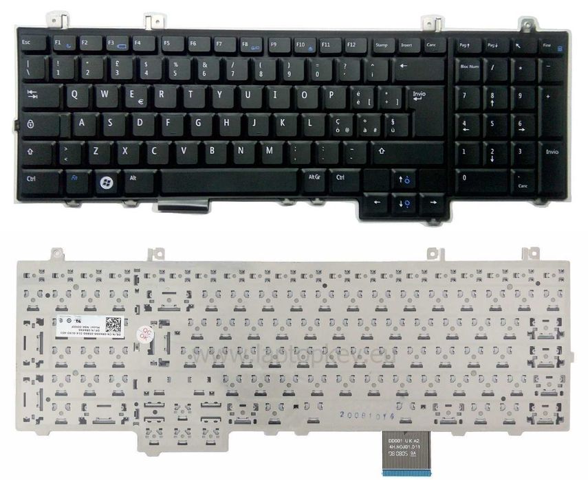 KLAWIATURA DELL 17 1735 Studio 1737 dell 1736 /DE58los+pl