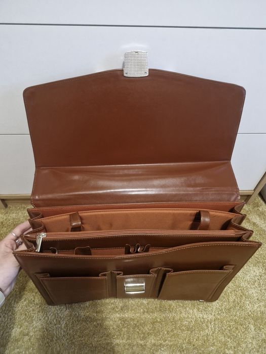 Skórzana teczka, aktówka