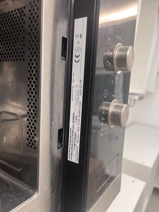 Microondas Encastee Bosch 1000W Grill