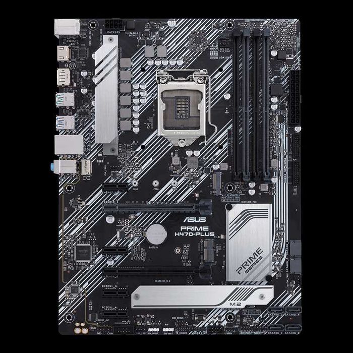 Motherboard ASUS PRIME H470-PLUS (LGA 1200) + Opção CPU e Montagem PC