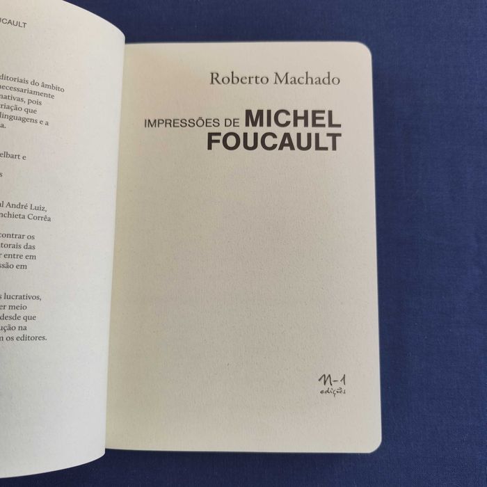 Roberto Machado - Impressões de Michel Foucault
