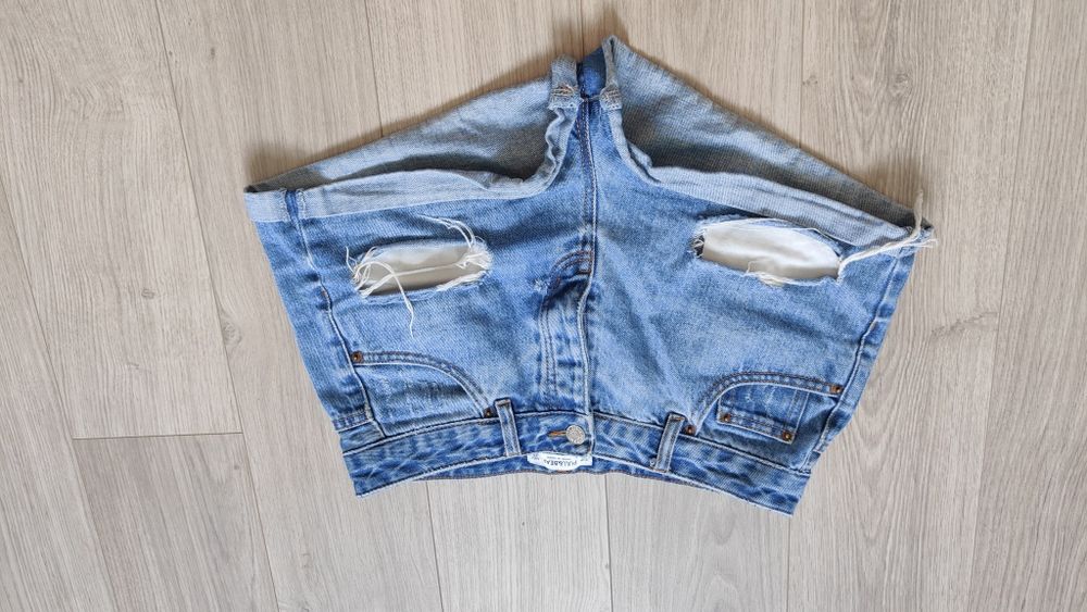 Szorty jeansowe damskie typu mom