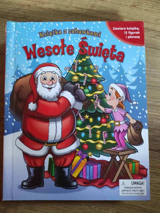 Wesołe święta książka z zabawkami