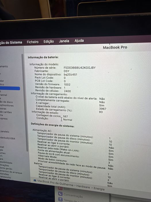 Mac book pro 13 polegadas 2020 (com touchbar)