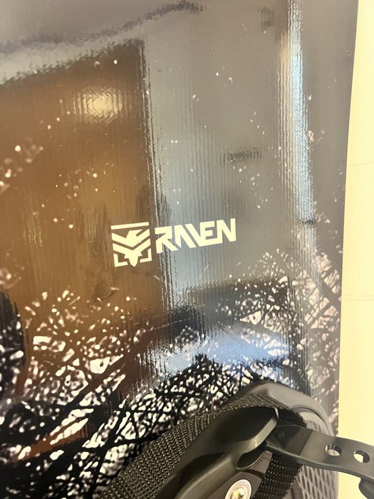 Prancha de Snowboard Raven + Fixações (Como Nova – Usada 1 Dia)
