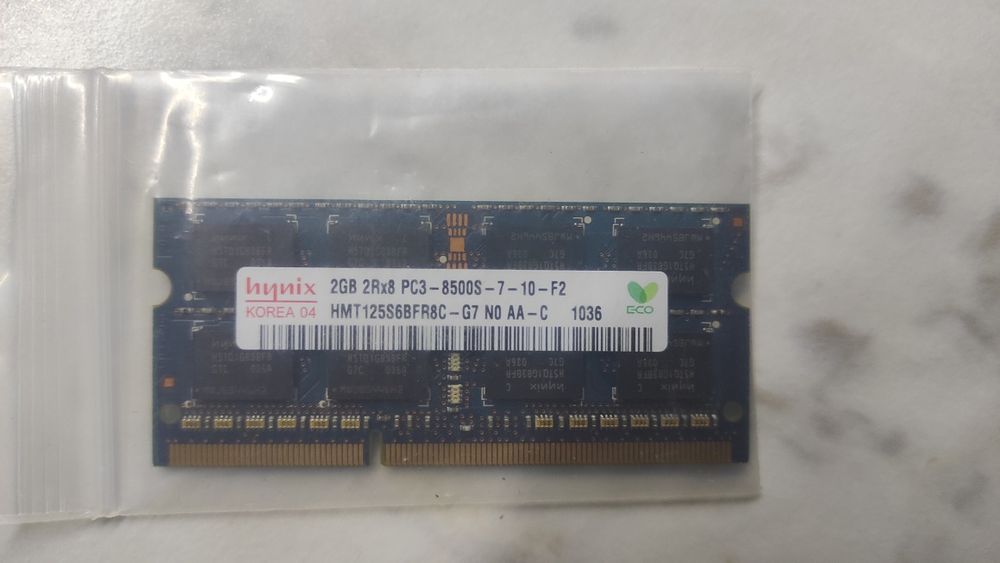 Оперативная память для ноутбука DDR3, 2 гб