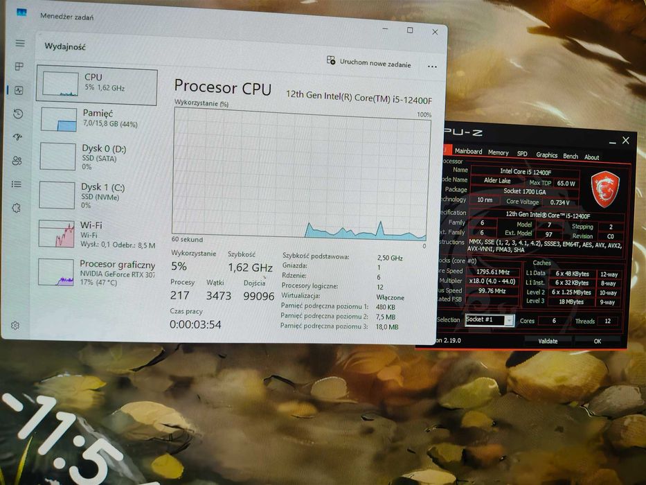 Procesor Intel Core i5-12400F