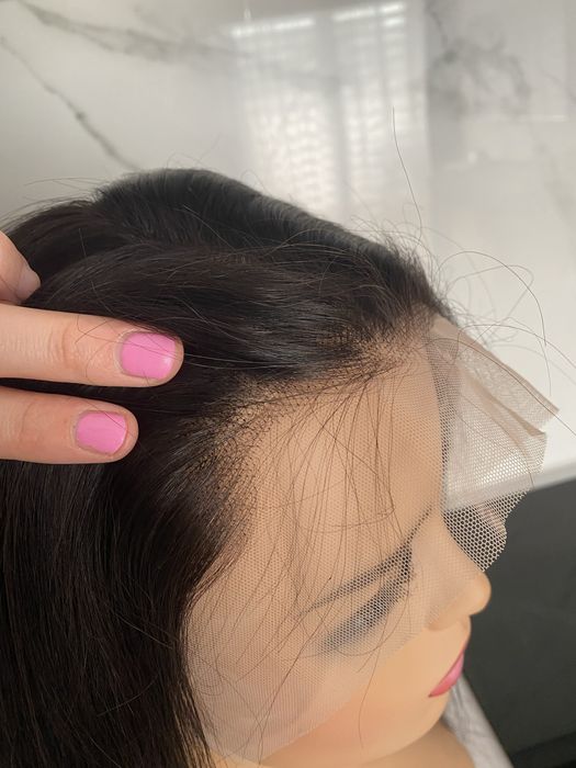 Peruka lace front full włosy ludzkie naturalne