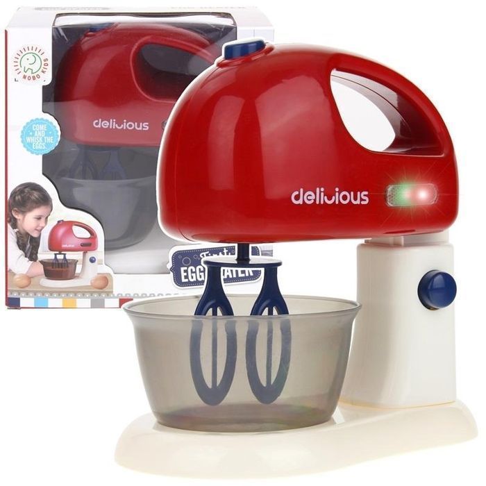 Robot Kuchenny Mikser Ręczny dla Dzieci AGD Światło Dźwięk