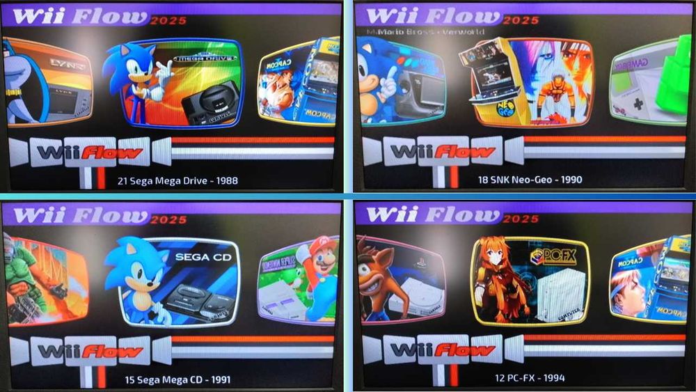 Nintendo wii com mais de 10000 jogos - wiiflow