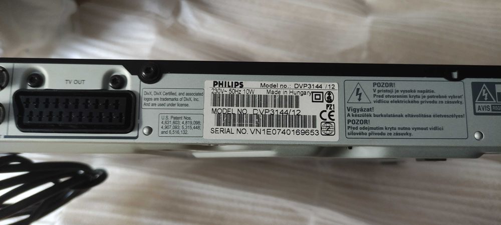 Leitor de DVD Philips