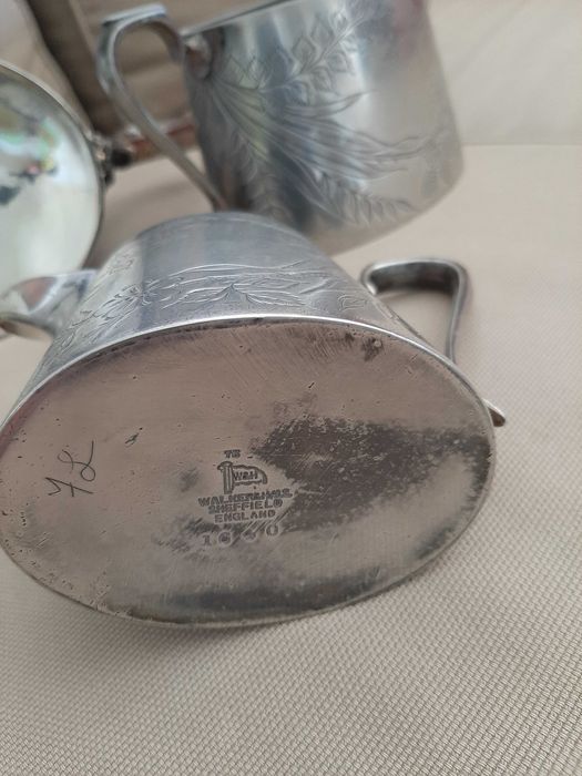 Serviço Chá Sheffield Silver Plated, muito antigo