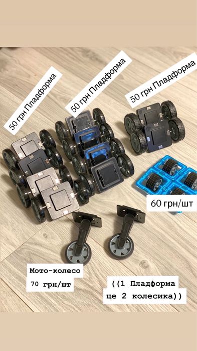 Магнітний конструктор, деталі поштучно. констуктор магнитный