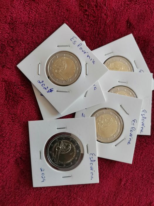 Moeda UNC comemorativa de 2€ - Eslovénia 2024