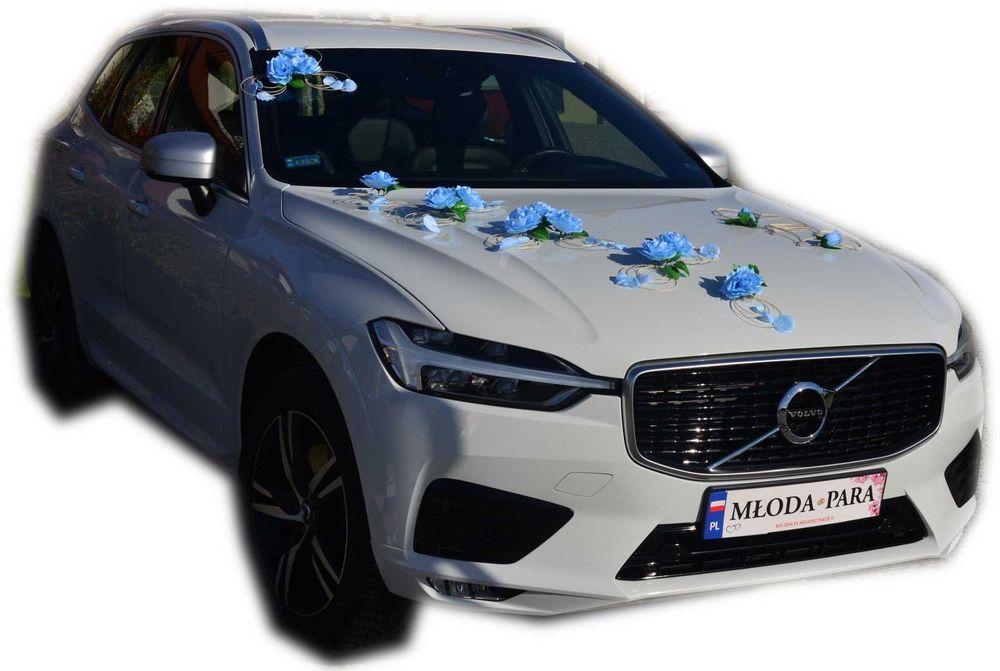 Stroik ślubny na samochód ozdoba dekoracja samochodu na samochód 313
