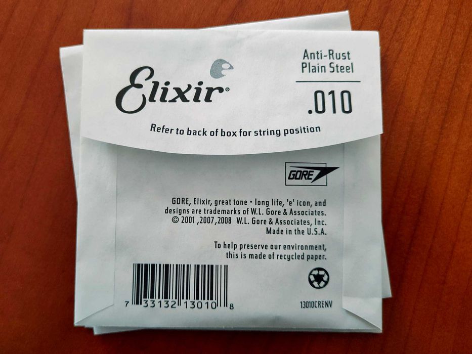 cordas de guitarra Elixir Nanoweb .01064174823069953121