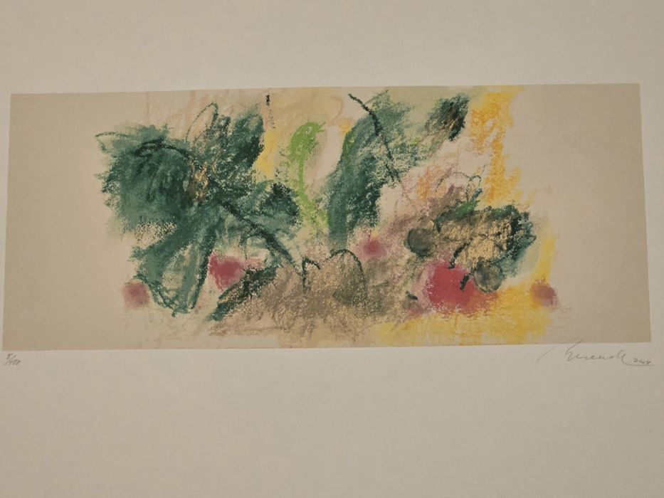 Obra de Júlio Resende usado pela edição especial do vinho Murganheira