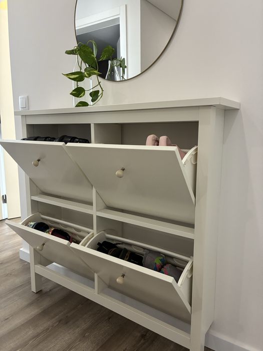 Sapateira branco perola