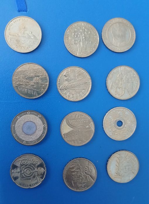12 monety 2 zł okolicznościowe Gdynia Kuter 2000 lat Ułan Poniatowski