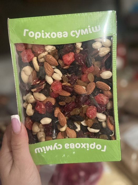 Горішки мікс.Кеш'ю.Миндаль