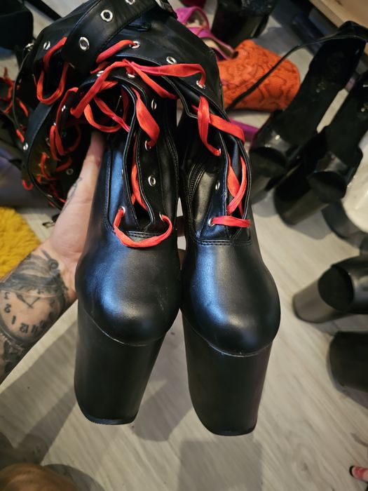 Kozaki pleaser 38 20cm pole dance exotic