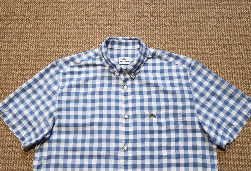 Lacoste теніска сорочка classic fit оригінал 39 M-L