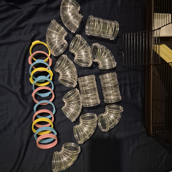 Gaiola e acessórios para hamester