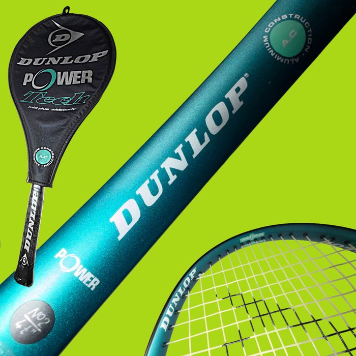 Raquete de Ténis Dunlop Power Tech Mid Plus Widebody – Nova e Selada