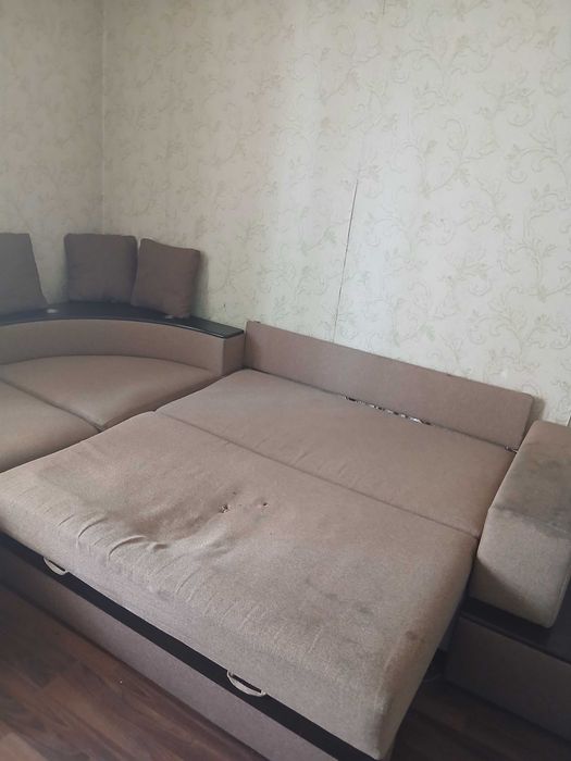 Великий кутовий диван під ремонт чи реставрацію / Куток розкладний б/в