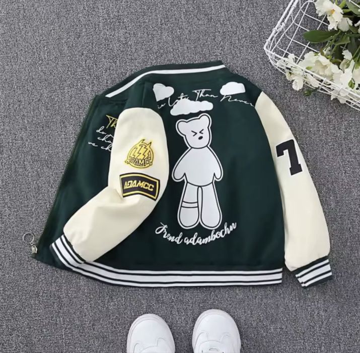 primavera outono bebê meninos jaqueta moda dos desenhos animados