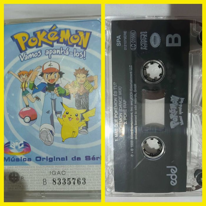 K7 - Pokemon - fita audio