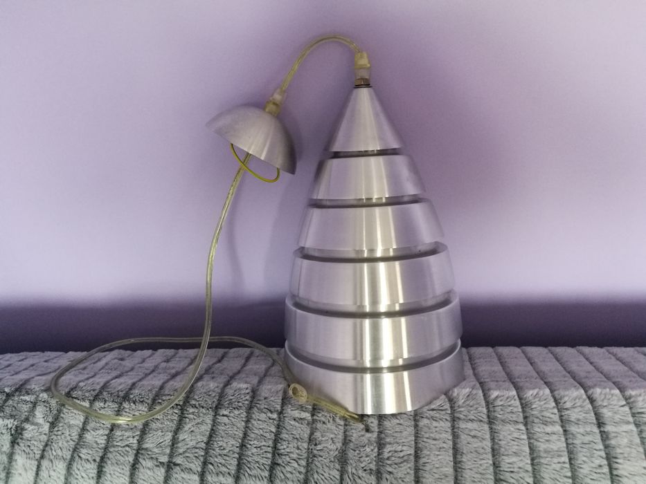 Lampa aluminiowa wisząca nad stół do jadalni średnica 18cm
