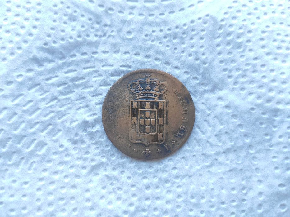 Moeda V Reis 1829 D. Miguel