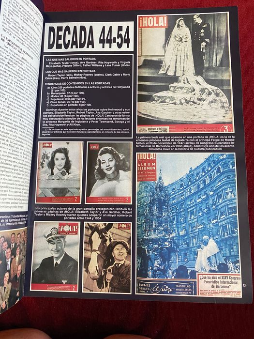 50 Aniversário da revista Hola 1944/1994 Tomos 1 e 2